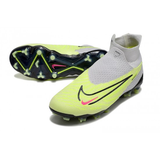 Nike Phantom GX Elite FG Green Women And Men Soccer Cleats 