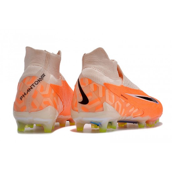 Nike Phantom GX Elite FG Orange White Women And Men Soccer Cleats 