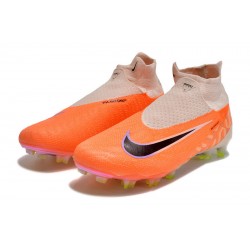 Nike Phantom GX Elite FG Orange White Women And Men Soccer Cleats 