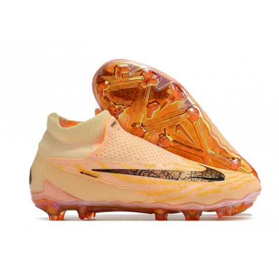 Nike Phantom GX Elite FG Orange Women And Men Soccer Cleats 