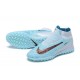 Nike Phantom GX Elite TF High-top Light Blue Women And Men Soccer Cleats 