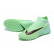 Nike Phantom GX Elite TF High-top Light Green Women And Men Soccer Cleats 