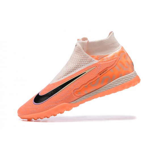 Nike Phantom GX Elite TF High-top Orange White Women And Men Soccer Cleats 