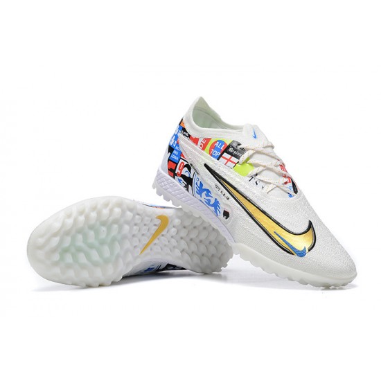 Nike Phantom GX Elite TF Low-top White Women And Men Soccer Cleats 