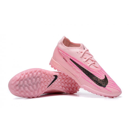 Nike Phantom GX Elite TF Pink Women And Men Soccer Cleats 