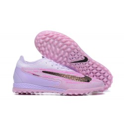 Nike Phantom GX Elite TF Purple Pink Women And Men Soccer Cleats 