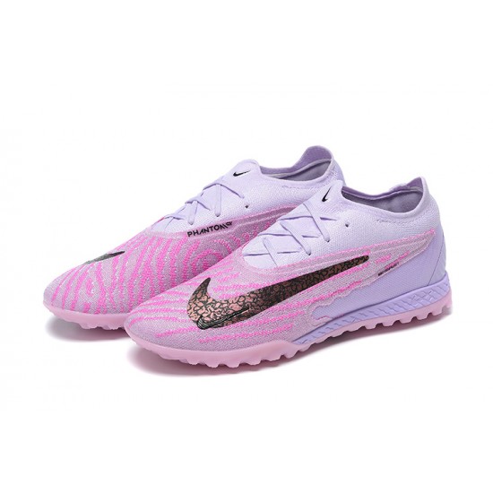 Nike Phantom GX Elite TF Purple Pink Women And Men Soccer Cleats 