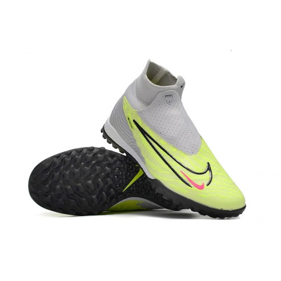 Nike Phantom GX Elite TF White Green Women And Men Soccer Cleats 