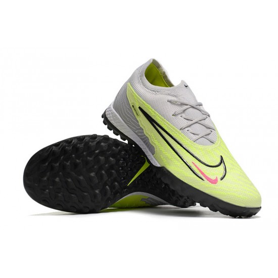 Nike Phantom GX Elite TF Yellow Women And Men Soccer Cleats 