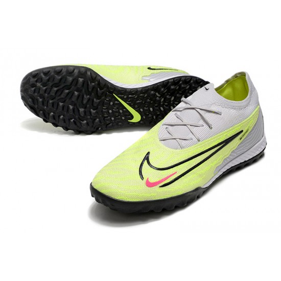 Nike Phantom GX Elite TF Yellow Women And Men Soccer Cleats 