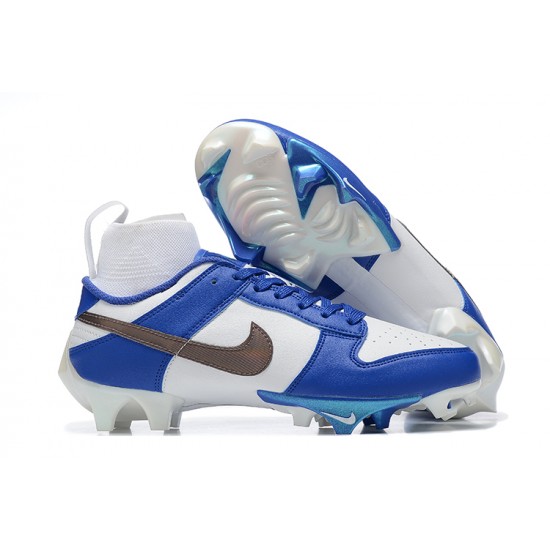 Nike VaPOr Ede Dunk Panda High-Top Blue White For Men Soccer Cleats 