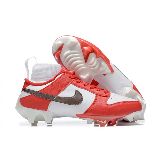 Nike VaPOr Ede Dunk Panda High-Top Red White For Men Soccer Cleats 