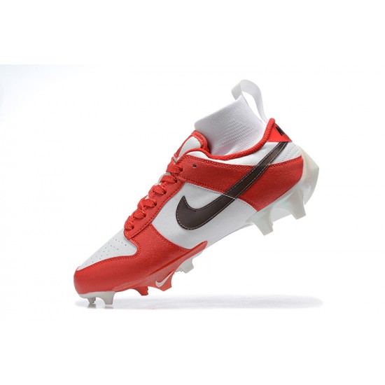 Nike VaPOr Ede Dunk Panda High-Top Red White For Men Soccer Cleats 