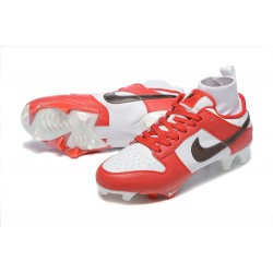 Nike VaPOr Ede Dunk Panda High-Top Red White For Men Soccer Cleats 