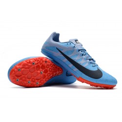 Nike Air Zoom Rival Low-top Blue Grey Pink Track Running Shoes 