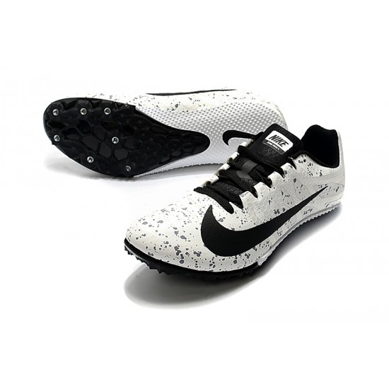 Nike Air Zoom Rival Low-top White Black Track Running Shoes 