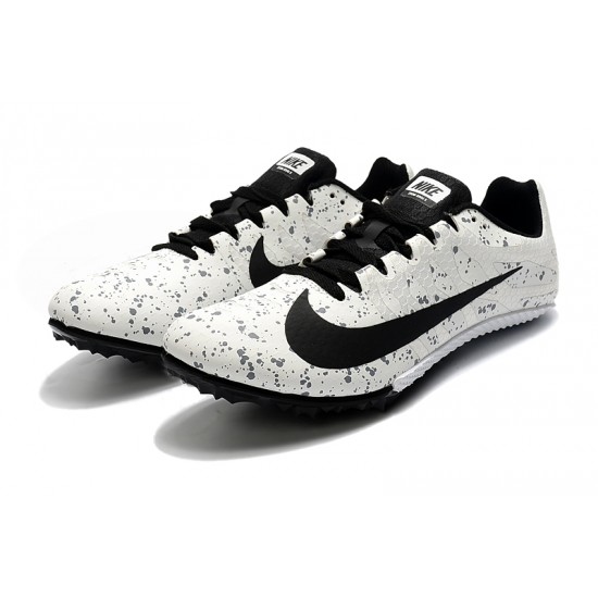 Nike Air Zoom Rival Low-top White Black Track Running Shoes 