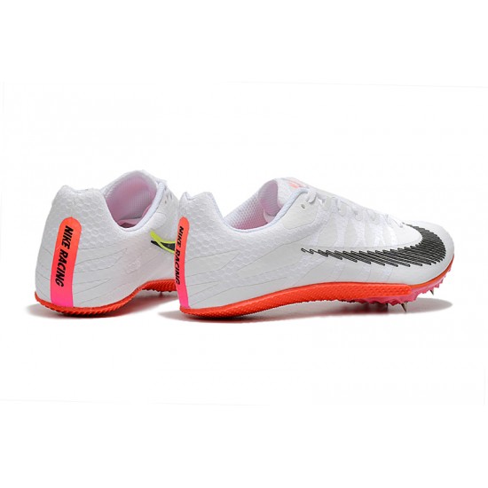 Nike Air Zoom Rival Low-top White Pink Track Running Shoes 