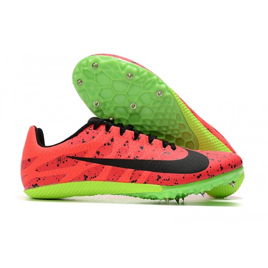 Nike Air Zoom Rival S9 Low-top Red Black Green Track Running Shoes 