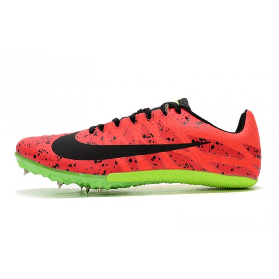 Nike Air Zoom Rival S9 Low-top Red Black Green Track Running Shoes 