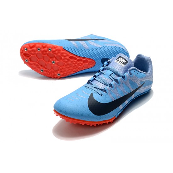 Nike Air Zoom Rival S9 Low-top Red Grey Blue Red Track Running Shoes 