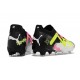 Puma Future Ultimate FG Low-Top Black Yellow White For Women And Men Soccer Cleats 