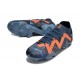 Puma Future Ultimate FG Low-Top Dark Blue Orange For Women And Men Soccer Cleats 