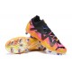 Puma Future Ultimate FG Low-Top Gold Black Pink For Men Soccer Cleats 