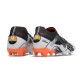 Puma Future Ultimate FG Low-Top White Black Orange For Women And Men Soccer Cleats 