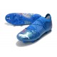 Puma Future Z 1.1 FG Low-Top White Blue Pink Men Soccer Cleats 