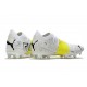 Puma Future Z 1.1 FG Low-Top White Yellow Black Men Soccer Cleats 