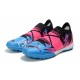 Puma Future Z 1.1 TF Low-Top Pink Blue Black Men Soccer Cleats 