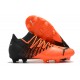 Puma Future Z 1.3 FG Low-Top Black Orange For Women And Men Soccer Cleats 