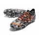 Puma Future Z 1.3 FG Low-Top White Black And Orange For Men Soccer Cleats 