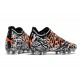 Puma Future Z 1.3 FG Low-Top White Black And Orange For Men Soccer Cleats 