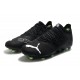 Puma Future Z 1.3 Instinct FG Low-Top Black Green For Men Soccer Cleats 