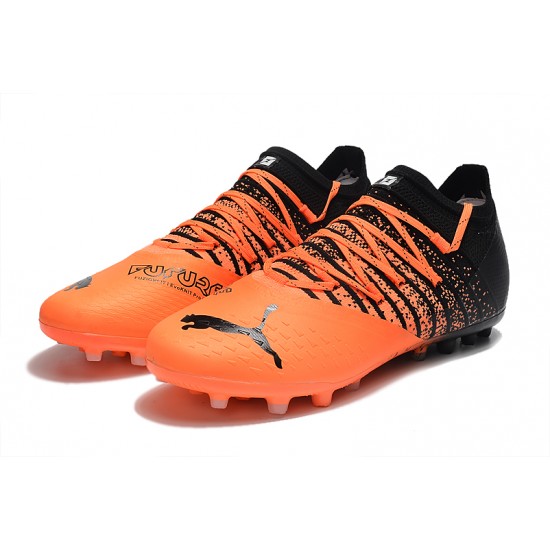 Puma Future Z 1.3 Instinct FG Low-Top Black Orange For Men Soccer Cleats 