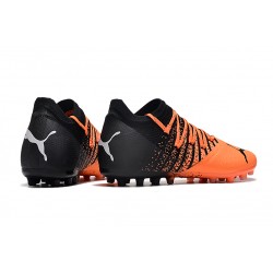 Puma Future Z 1.3 Instinct FG Low-Top Black Orange For Men Soccer Cleats 