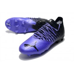 Puma Future Z 1.3 Instinct FG Low-Top Black Purple For Women And Men Soccer Cleats 