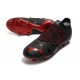 Puma Future Z 1.3 Instinct FG Low-Top Black Red For Men Soccer Cleats 