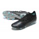 Puma Future Z 1.3 Instinct FG Low-Top Black Sliver Blue For Men Soccer Cleats 