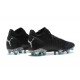 Puma Future Z 1.3 Instinct FG Low-Top Black Sliver Blue For Men Soccer Cleats 