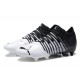 Puma Future Z 1.3 Instinct FG Low-Top Black White For Men Soccer Cleats 