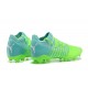 Puma Future Z 1.3 Instinct FG Low-Top Turqoise Green For Men Soccer Cleats 