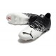 Puma Future Z 1.3 Instinct FG Low-Top White Black For Men Soccer Cleats 