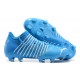 Puma Future Z 1.3 Instinct FG Low-Top White Blue For Men Soccer Cleats 