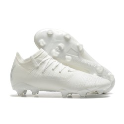 Puma Future Z 1.3 Instinct FG Low-Top White For Men Soccer Cleats 