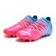 Puma Future Z 1.3 Instinct MG Low-Top Pink Blue For Women And Men Soccer Cleats 