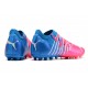 Puma Future Z 1.3 Instinct MG Low-Top Pink Blue For Women And Men Soccer Cleats 