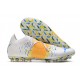 Puma Future Z 1.3 Instinct MG Low-Top White Blue Yellow For Men Soccer Cleats 